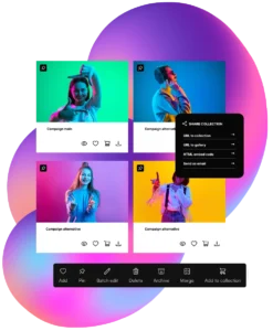 ImageBank X DAM interface demonstrating quick and secure digital asset sharing and distribution