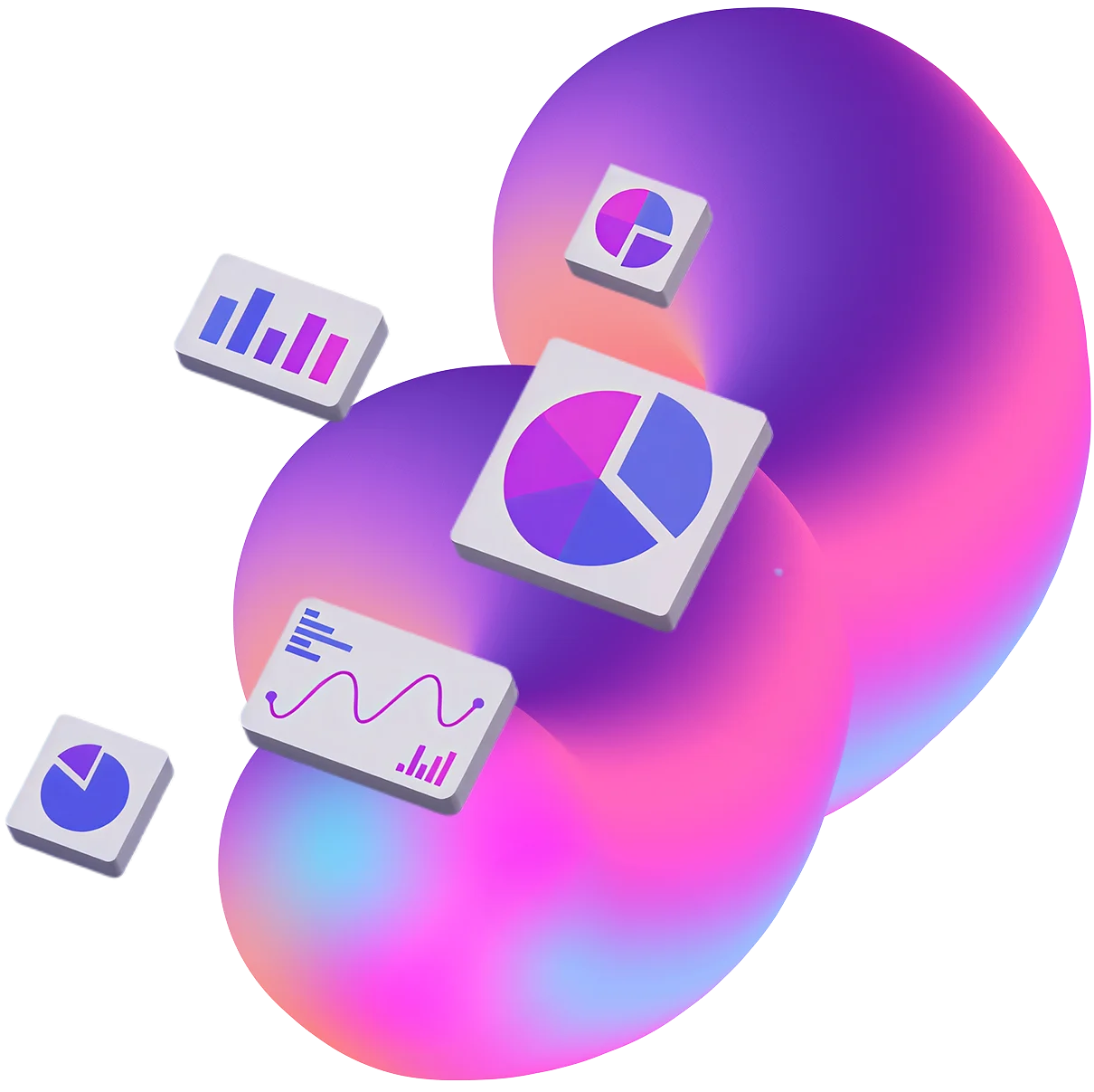 Analytics dashboard displaying insights from ImageBank X asset management and tracking system