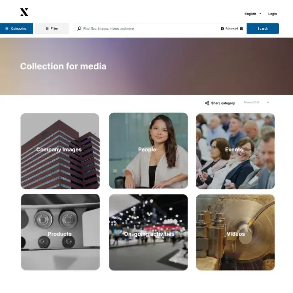 ImageBank X Brand Portal illustration that simplifies brand asset management