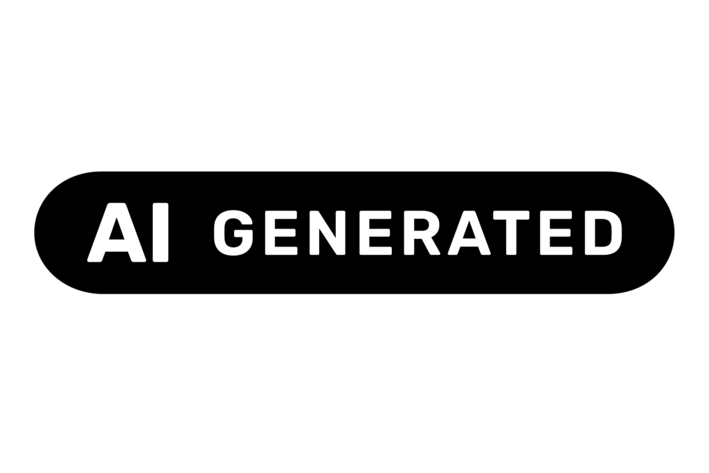 When the entire deepfake content (image, audio, video) or text is fully generated by AI with no human-created elements or human editorial control (apart from prompting)